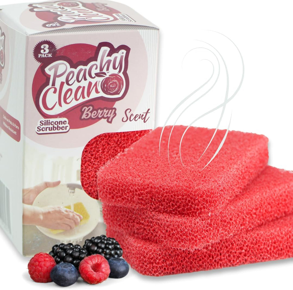 Peachy Clean Silicone Scrubber 3 Pack